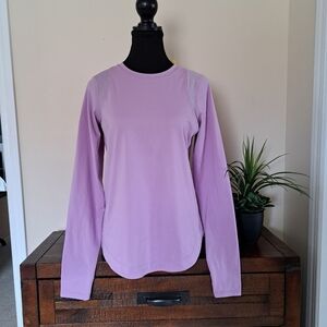 Sage Collective Active Top Purple Pink Women's Small Long Sleeve Tee Workout